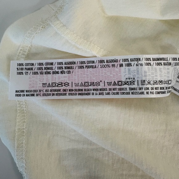 Disney Parks Tron Flynn's Arcade T-Shirt Mens Medium Cream Space Paranoids Tee - Picture 6 of 6